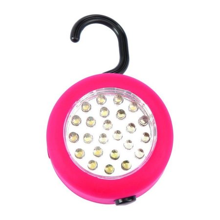 HOME PLUS Red Battery Powered LED Hanging Puck Light HDQ2014005